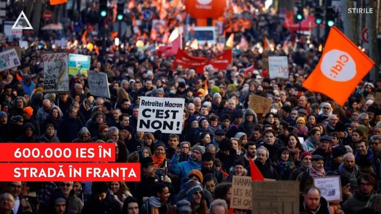 600.000 de francezi ies in strada