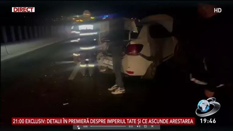 Accident cu trei autoturisme pe Soseaua de Centura din Bucuresti. Doi copii au fost raniti