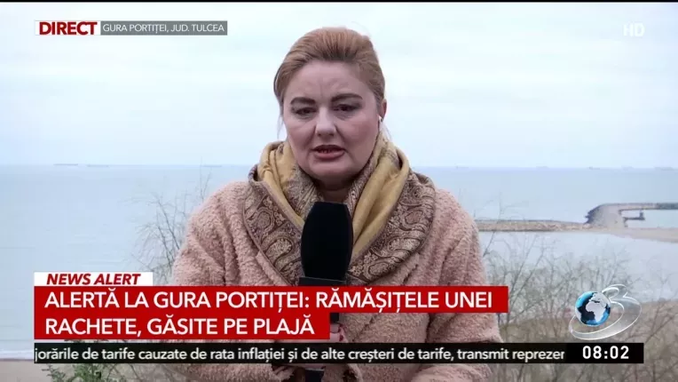 Alerta la Gura Portitei: Ramasitele unei rachete, gasite pe plaja. ISU a intervenit de urgenta