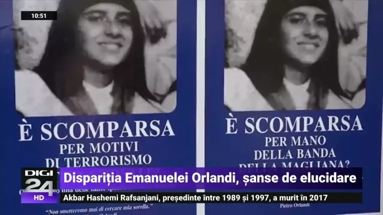 Ancheta redeschisa in cazul Emanuela Orlandi, cel mai mare mister din istoria recenta a Vaticanului