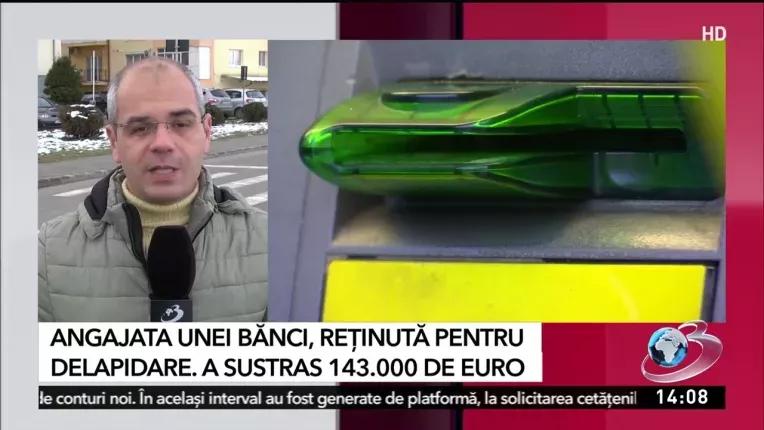 Angajata unei banci din Medias a sustras din conturile clientilor peste 140.000 de euro