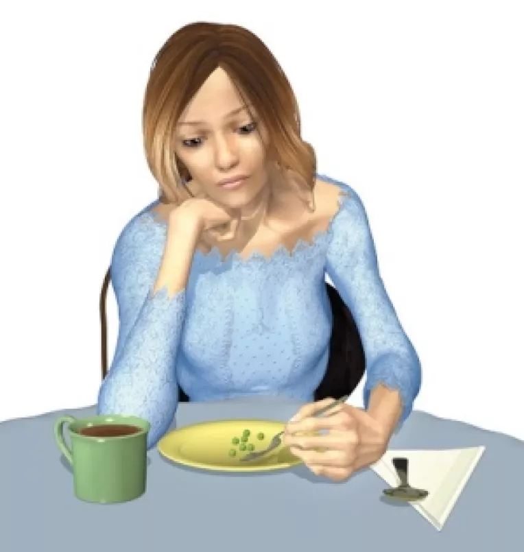 Anorexia face parte din subnutritia cronica datorata cauzelor medicale