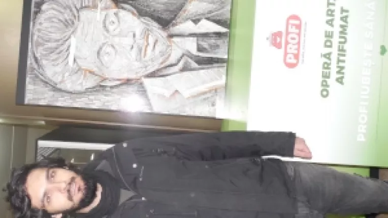 Artistul Iulian Moldovan: Vrem sa ii facem pe oameni sa realizeze consecintele fumatului!