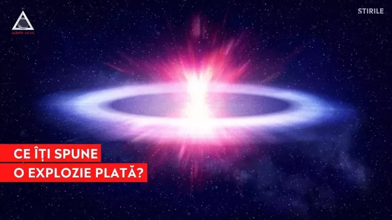 Astronomii au observat o explozie plata
