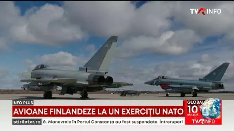 Avioane de vanatoare ale Finlandei au participat la un antrenament cu partenerii NATO