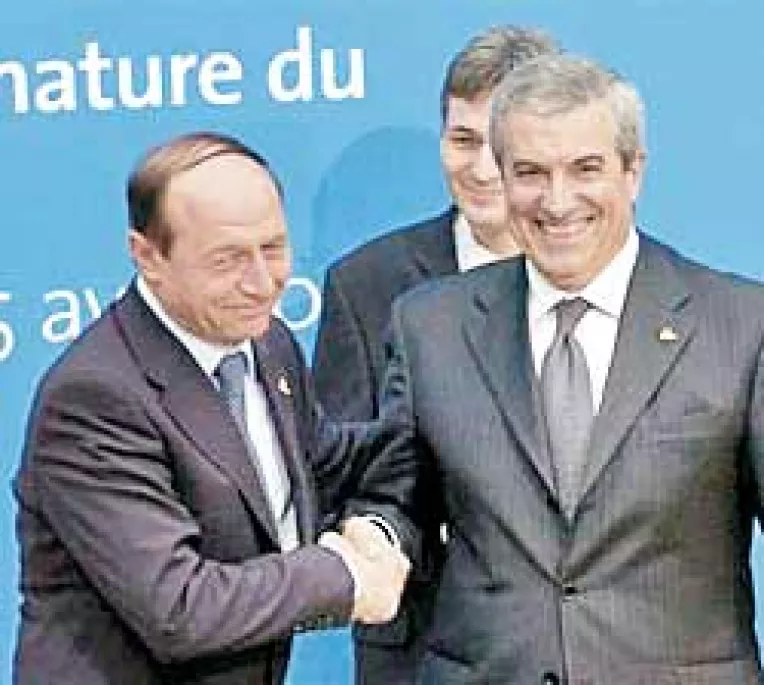 Basescu si Tariceanu, la Consiliul European de la Bruxelles