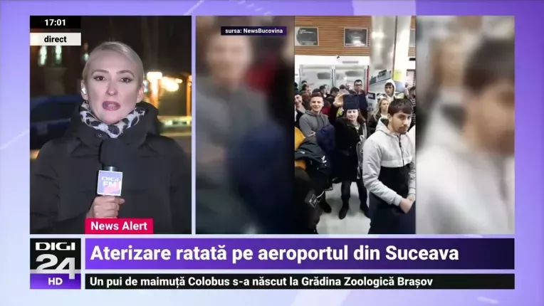 Calatori blocati in aeroportul din Suceava. Mai multe zboruri amanate din cauza cetii dense
