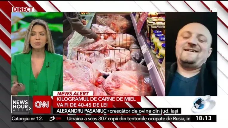 Carnea de miel, cu 30% mai scumpa de Paste. Ce preturi anunta producatorii romani
