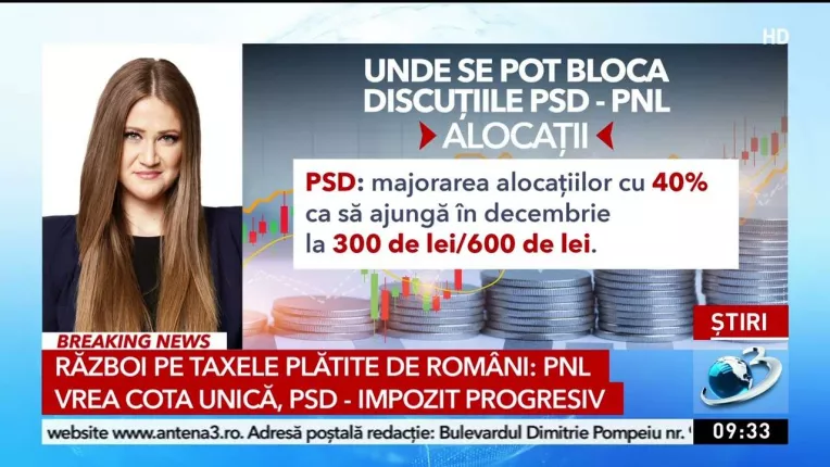 Ce se va intampla cu pensiile si alocatiile dupa negocierile intre PSD si PNL