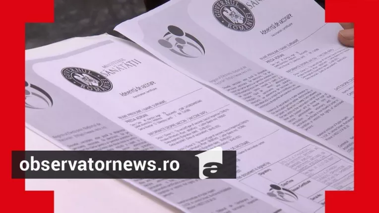 Certificate de vaccinare false emise la Vama Petea