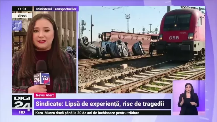 Directorul CFR Calatori, despre accidentul feroviar: O eroare umana. Pagubele sunt mari