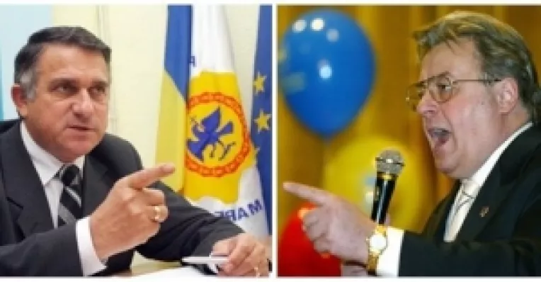 Dupa 20 de ani: Gheorghe Funar a preluat conducerea PRM detronandu-l pe vechiul sau camarad Corneliu Vadim Tudor