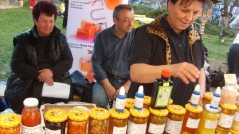 Elena Stan, apicultor: "Mierea de rapita si mierea de salcam, cele mai cautate, la targul de la MTR!"