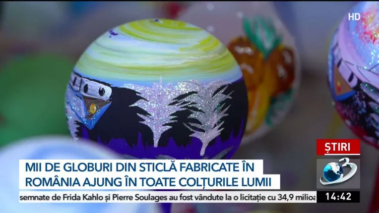 Fabrica de globuri de la Curtea de Arges, locul magic vizitat de copii inainte de sarbatori