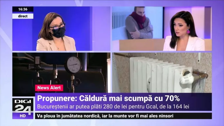 Facturile la caldura ale bucurestenilor ar putea creste in aceasta iarna cu 70%