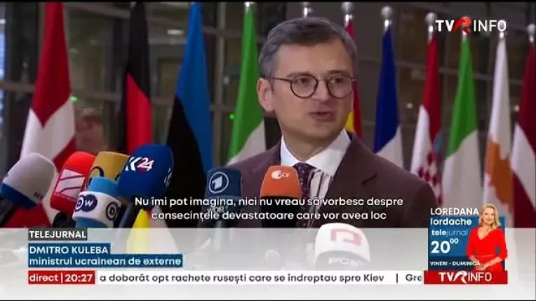 Fortele ucrainene au doborat 8 rachete lansate de rusi asupra Kievului