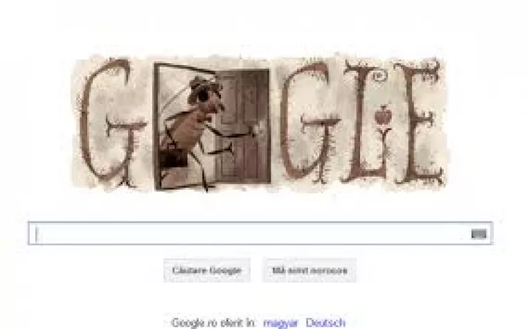Google celebreaza printr-un logo special cei 130 de ani de la nasterea scriitorului Franz Kafka