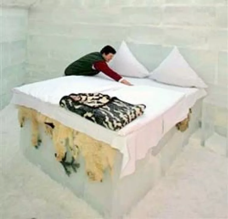 Hotelul de gheata se pregateste de Revelion