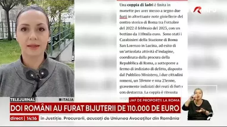 Jaful anului la Roma, pus la cale de un cuplu de romani