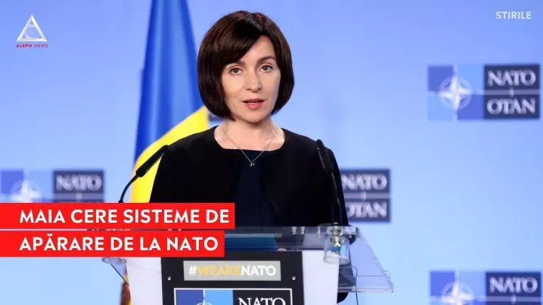 Maia Sandu cere sustinerea NATO