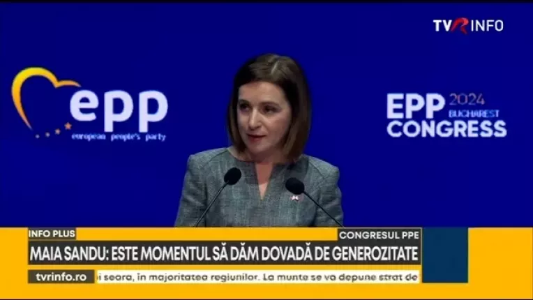 Maia Sandu: Moldova nu mai este pe masa pentru a fi impartita,  ci se afla la masa discutiilor