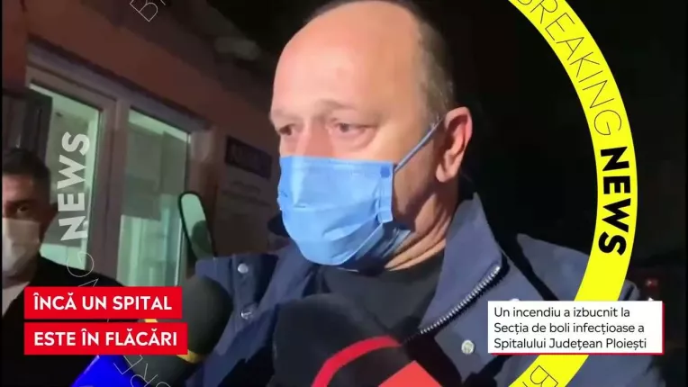 Managerul Spitalului din Ploiesti, despre cauza incendiului. Spitalul nu avea autorizatie ISU
