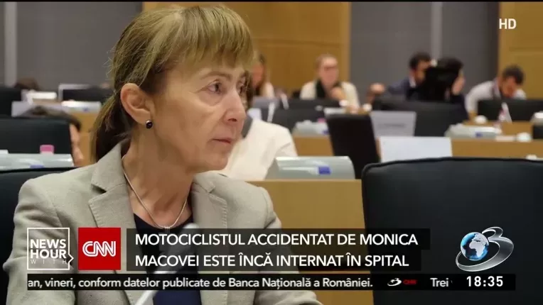 Motociclistul accidentat de Monica Macovei este inca internat in spital