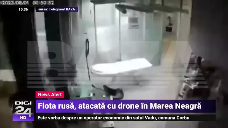 Nave ale marinei ruse atacate cu drone ucrainene in Marea Neagra