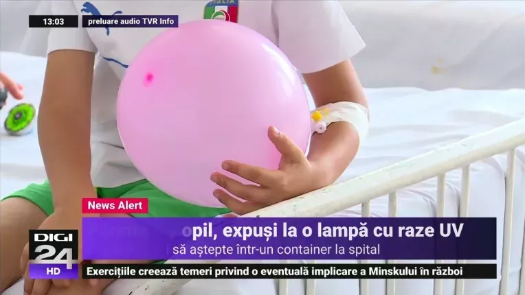 O fetita si tatal ei au suferit arsuri corneene, dupa ce au fost expusi accidental la raze UV