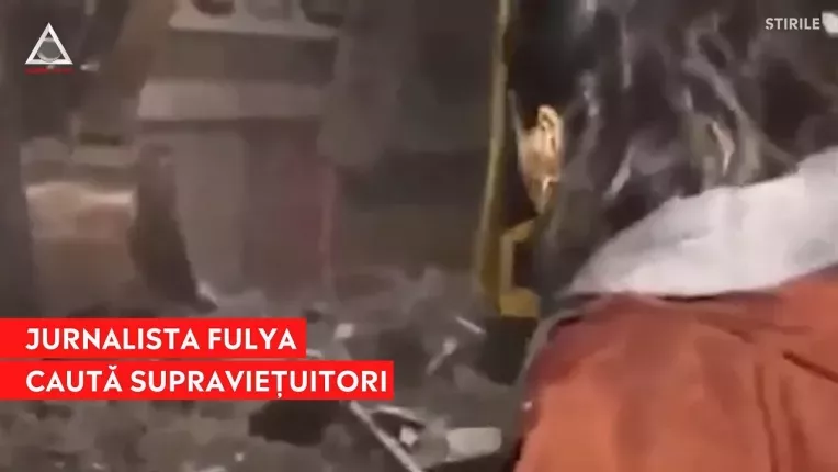 O jurnalista din Turcia a transmis live ore intregi din mijlocul ruinelor