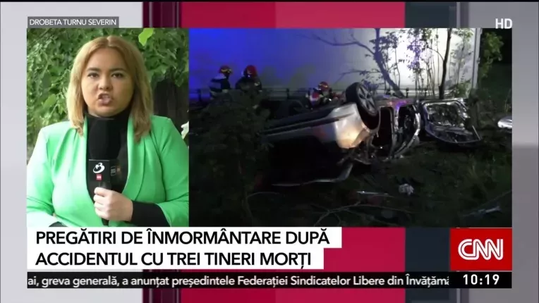 Pregatiri de inmormantare dupa accidentul in care trei tineri si-au pierdut viata