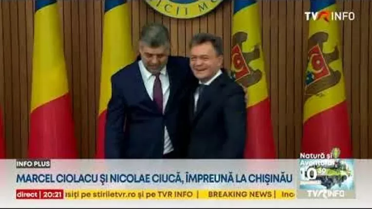 Premierul Romaniei, in vizita la Chisinau