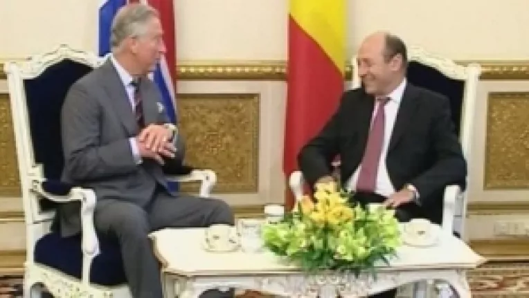 Presedintele Traian Basescu s-a intalnit la Palatul Cotroceni cu Printul Charles