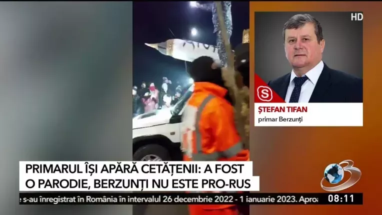 Primarul din Berzunti isi apara cetatenii dupa parodierea razboiului