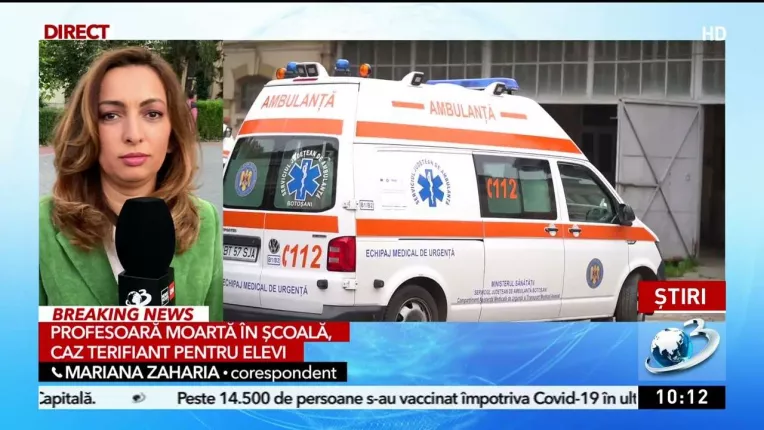 Profesoara din Campulung Muscel, moarta in fata elevilor, la scurt timp dupa ce si-a inceput program