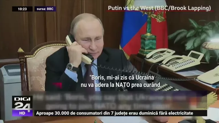 Putin l-a amenintat pe fostul premier britanic, Boris Johnson, inainte de invazia in Ucraina (BBC)