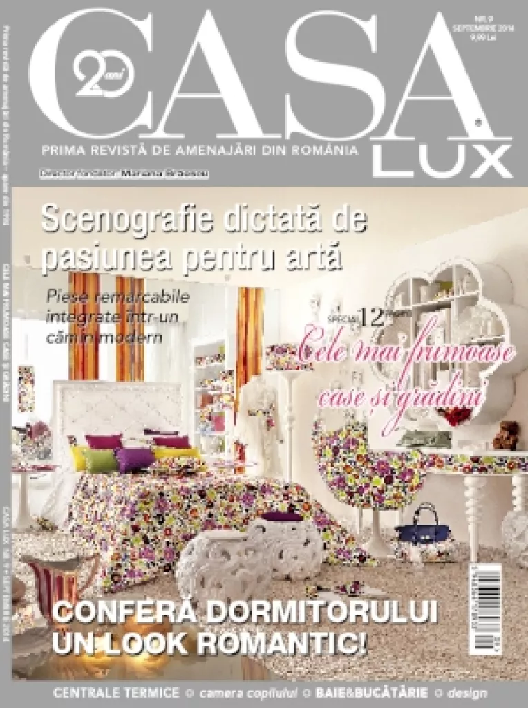 Revista CASA LUX a implinit pe 1 septembrie 20 de ani de la prima sa aparitie!