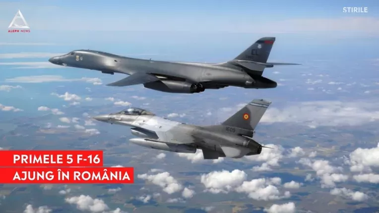 Romania primeste primele 5 avioane de lupta F-16