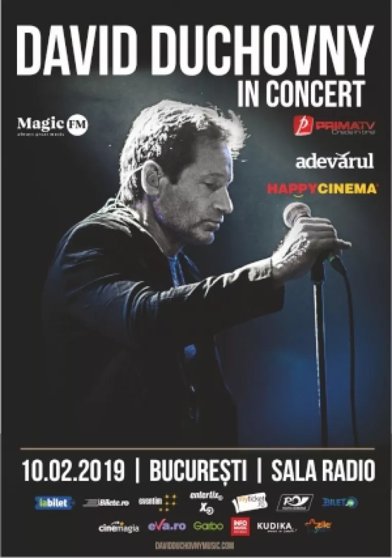 SALA RADIO este noua sala in care va concerta artistul american David Duchovny