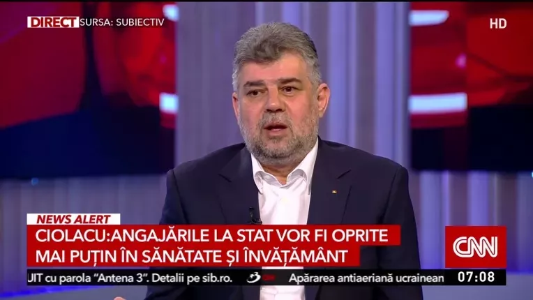 Salariile si pensiile nu scad, taxele nu se majoreaza, promite Marcel Ciolacu