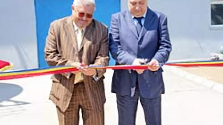 Statia de tratare ape uzate a fost inaugurata in Portul Constanta