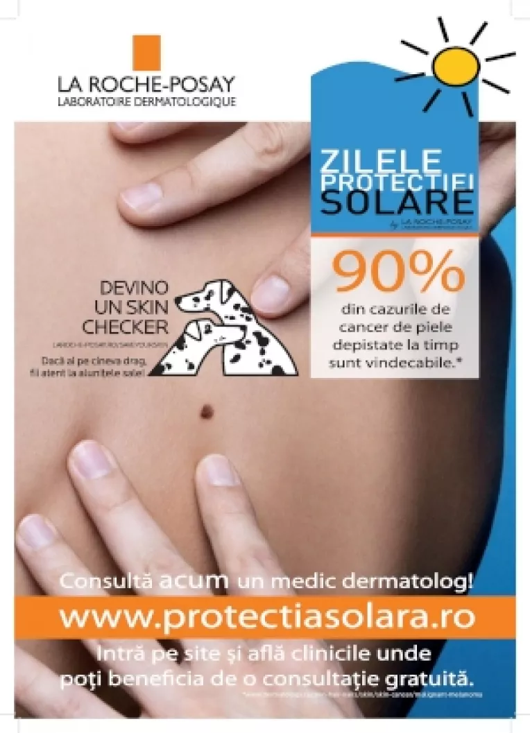 Stiati ca 90% din cancerele de piele sunt vindecabile daca sunt depistate la timp?