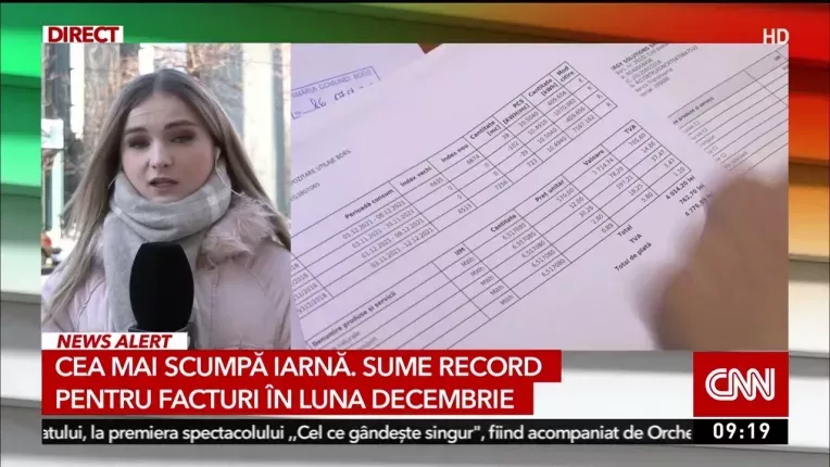 Sume record pentru facturile pe luna decembrie a anului trecut! Cat platesc romanii