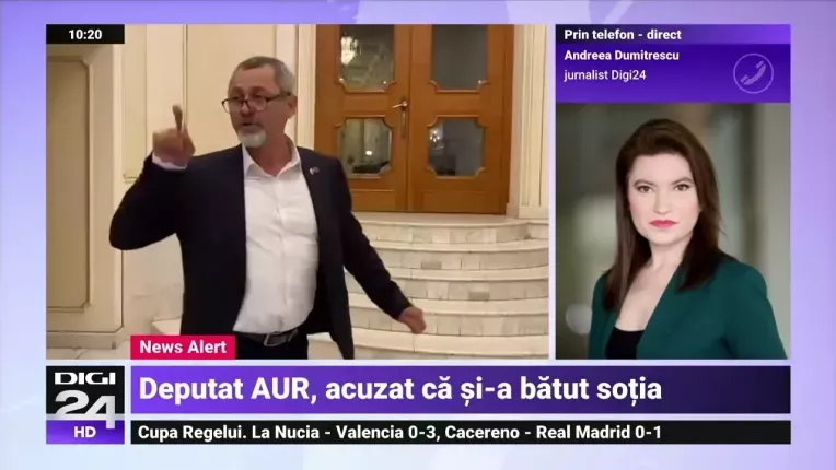 Surse: Deputat AUR acuzat ca si-a batut sotia. Femeia a sunat la 112 in toiul noptii