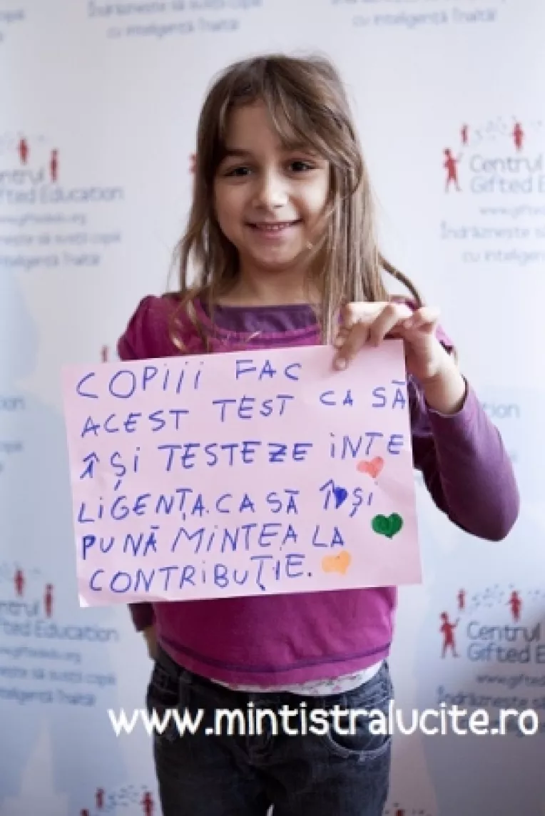 Testare Nationala Screening pentru selectia copiilor supradotati
