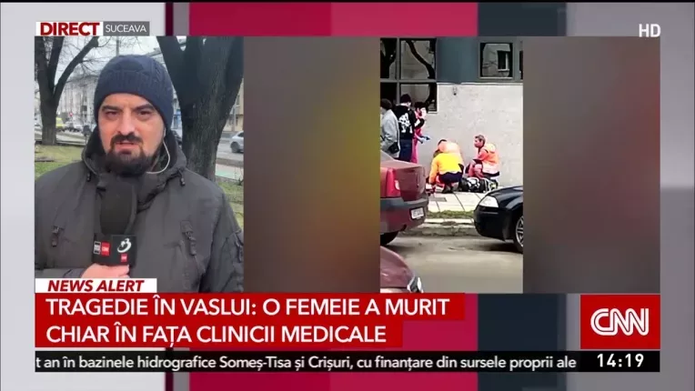 Tragedie in Vaslui. O femeie a murit chiar in fata unei clinici medicale