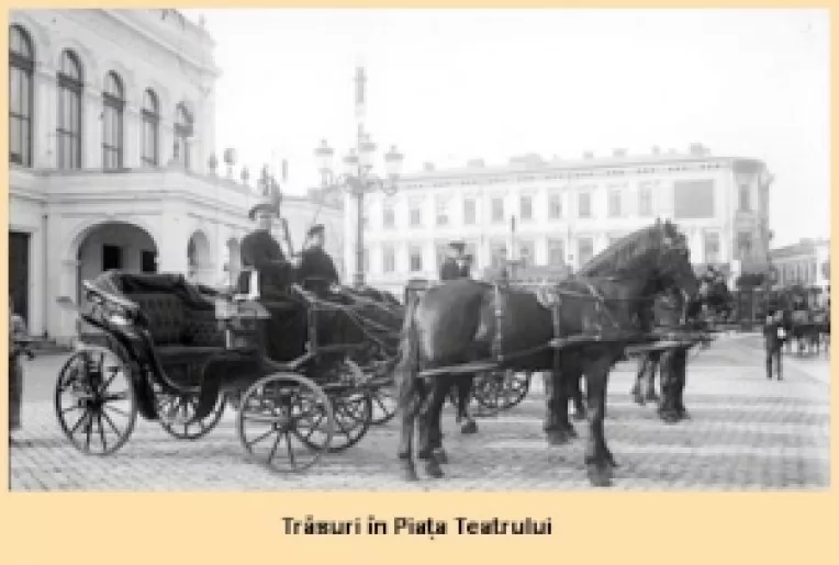 Trasurile - taxiuri pentru transportul pasagerilor in orasul de altadata