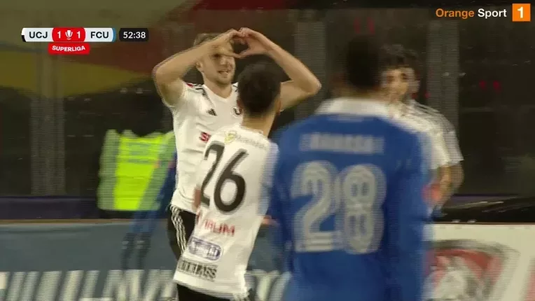 U Cluj - FC U Craiova 2-1. Supergol  Popa, clujenii castiga acasa dupa doua luni