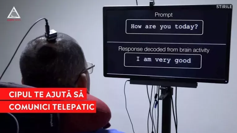 Un barbat paralizat a reusit sa comunice telepatic prin intermediul unui cip implantat in creier