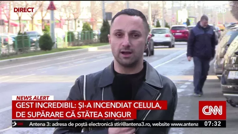 Un detinut de la Penitenciarul Aiud si-a dat foc la celula de suparare ca a fost pus sa stea singur